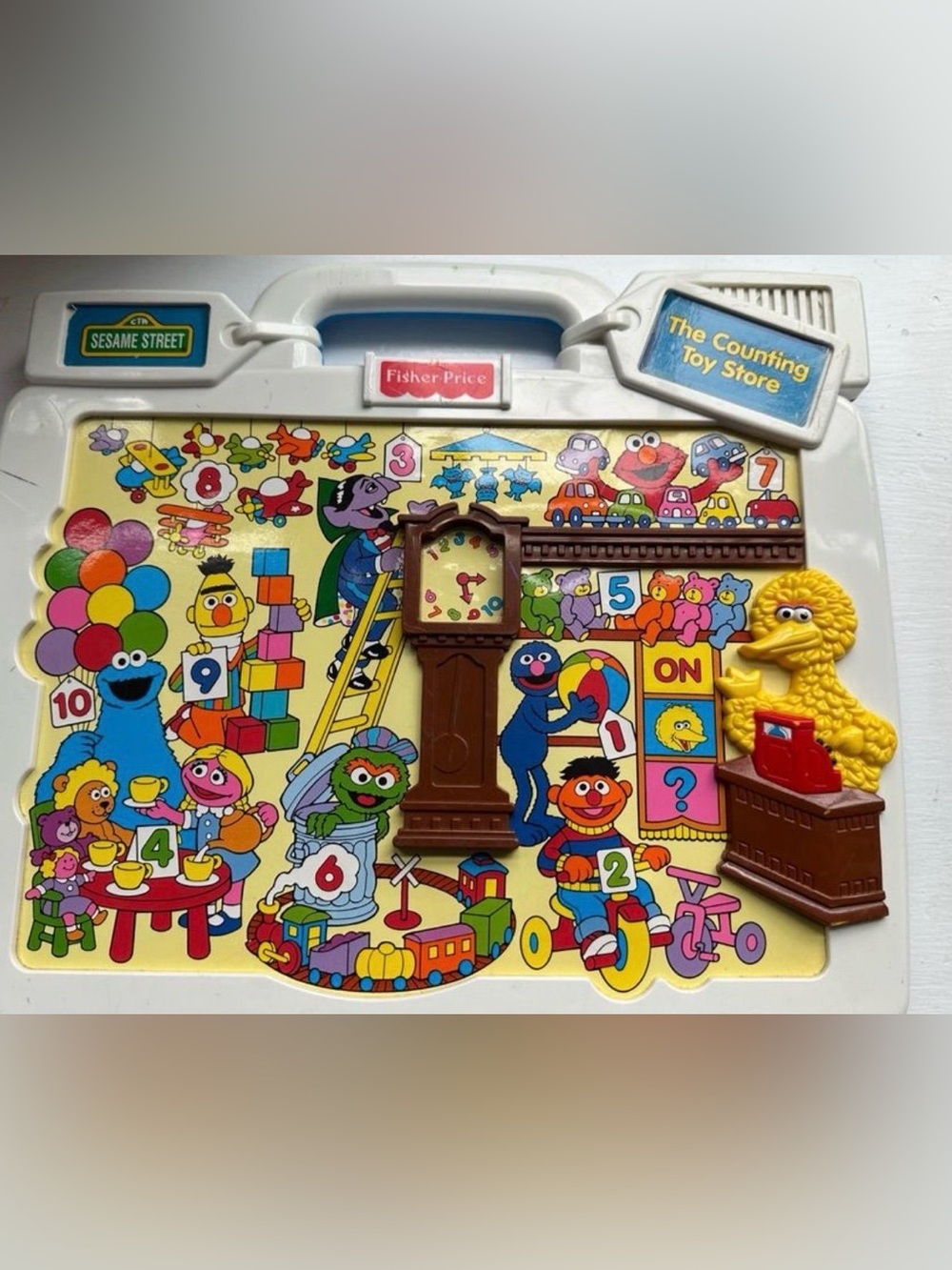 Vintage Sesame Street Counting Toy Store - Fisher Price Jim Henson
